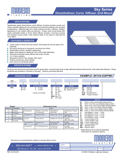 Sky Series - Mobern Lighting