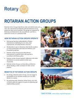 rotarian action groups - My Rotary