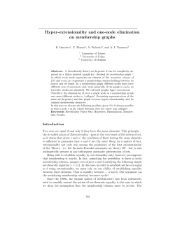Hyper-extensionality and one-node elimination on membership