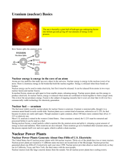 Nuclear energy is energy in the core of an atom