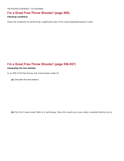 I`m a Great Free-Throw Shooter! (page 556-557)