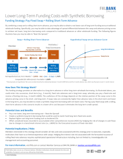 Swaps Plus Rolling Advance