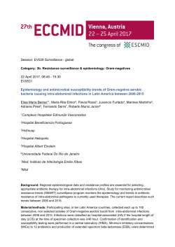 Epidemiology and antimicrobial susceptibility trends of