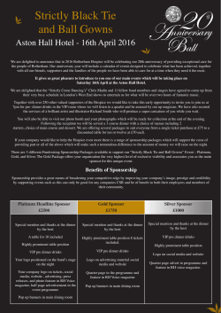 Strictly Black Tie and Ball Gowns