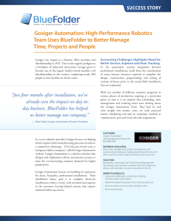 Gosiger Automation: High-Performance Robotics Team Uses