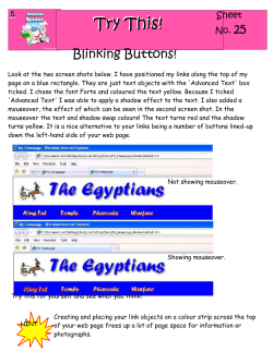 Sheet Try This! Try This! No. 25 Blinking Buttons! Look at the two