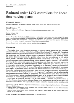 Reduced-Order LQG Controllers for Linear Time