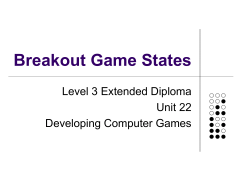 Breakout Game States