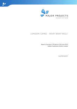 London Games – What went well?