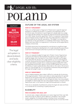 Legal Aid in - Open Society Foundations