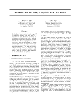 Counterfactuals and Policy Analysis in Structural