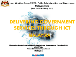 malaysian public sector ict strategic plan