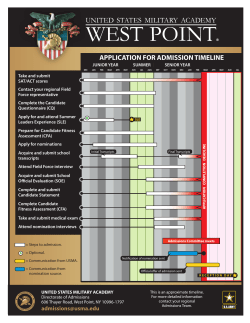 application for admission timeline