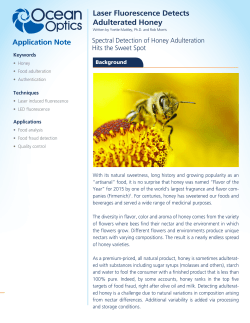 App Note - Laser Fluorescence Detects Adulterated