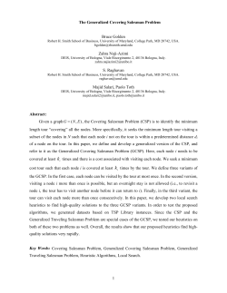 The Generalized Covering Salesman Problem