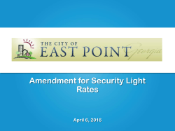 FVUC - City of East Point, Georgia