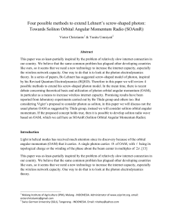 Four possible methods to extend Lehnert`s screw