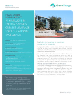 1.6 million in energy savings creates leverage for