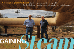 A Nicaraguan geothermal plant aims to prevent another energy