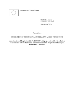 EXPLANATORY MEMORANDUM 1. Context of the proposal