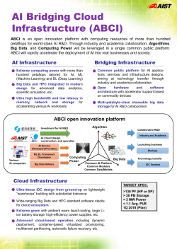 AI Bridging Cloud Infrastructure (ABCI)