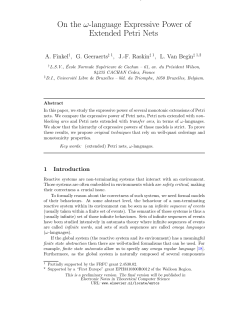 On the Omega-Language Expressive Power of Extended Petri Nets