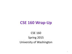 PPT - CSE Home - University of Washington