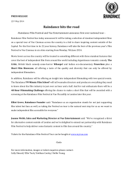 Press Release, 22/5/14