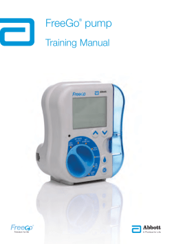 Abbott Free Go Training Manual