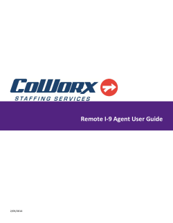 Remote I-9 Agent User Guide