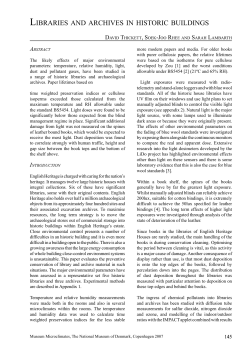 libraries and archives in historic buildings