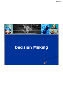 Decision Making