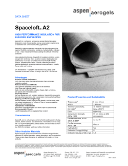 Spaceloft&reg; A2 - tcnano norge as