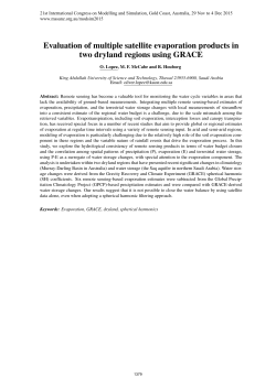 Evaluation of multiple satellite evaporation products in