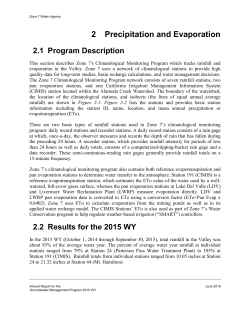 2 Precipitation and Evaporation
