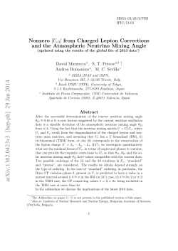 Nonzero Ue3 from Charged Lepton Corrections and the