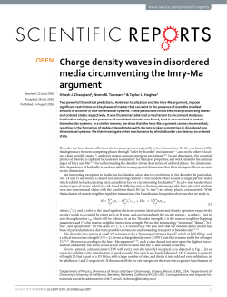Charge density waves in disordered media circumventing