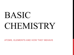 Basic Chemistry