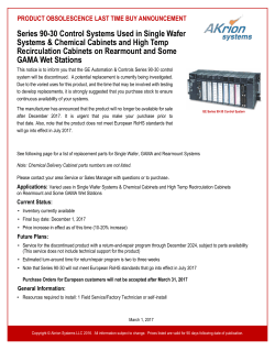 Series 90-30 Control Systems Used in Single