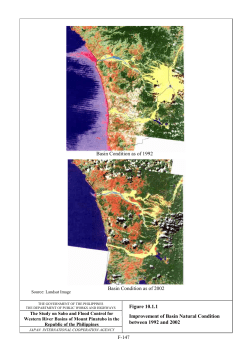 Figure 10.1.1 Improvement of Basin Natural Condition between