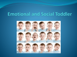 Child Development: Unit 5 Toddler and Preschool