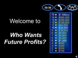 4.2.2 Who Wants Future Profits? (Power Point)