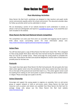Post-Workshop Activities - Hertfordshire Grid for Learning