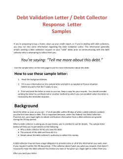 Microsoft Word - Sample Debt Validation Letter