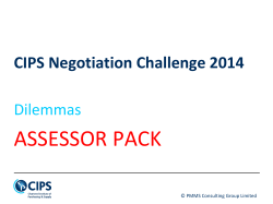 Doc 6 Negotiation Challenge first round assessor