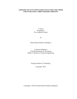 AMINOSILANE-FUNCTIONALIZED CELLULOSIC