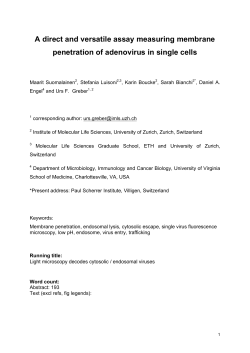 A direct and versatile assay measuring membrane penetration of