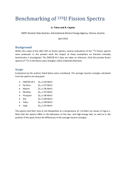The impact of the prompt neutron fission spectra evaluated by