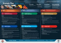 Strategic Plan 2016&ndash;2020 - Queensland Fire and Emergency Services