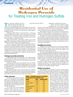for Treating Iron and Hydrogen Sulfide